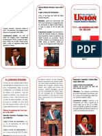 Triptico Presidentes Del Peru