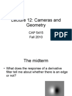 Cameras and Geometry