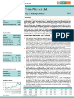 Prima Plastics Initiating Coverage IDBI Capital