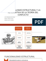 Funcionalismo Estructural y La Alternativa de La Teoria