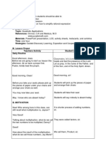 Demo Detailed Lesson Plan