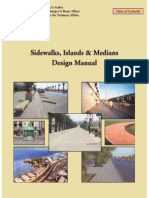 Sidewalks, Islands,&Medians Design Manuals (MOMRA) - (English)