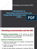 1 - Introduction To Marketing Communications and IMC