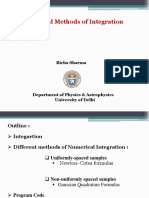 Numerical Methods of Integration: Richa Sharma