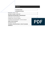 EdgeStar HZB - 12 Ice Maker User Manual Incl CIRCUIT DIAGRAM