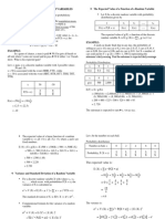 Expected Value of Random Variables