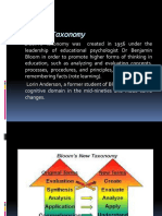 Bloom's Taxonomy