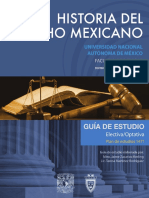 Historia Del Derecho Mexicano 1 Semestre (Temario)