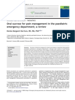 Oral Sucrose For Pain Management in The Paediatric Emergency Department A Review