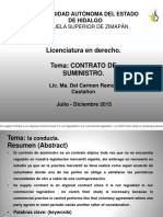 Mercantil Contrato Suministro