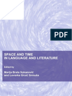 Space and Time in Language and Literature