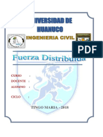 Fuerzas Distribuidas Estatica