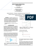 Amplificador Operacional Integrador