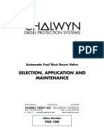 Automatic Fuel Shut Down Valve