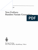 Devroye Non Uniform Random Variate Generation PDF