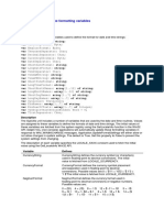 Currency Date Time Formatting