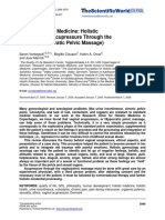 Clinical Holistic Medicine: Holistic Sexology and Acupressure Through The Vagina (Hippocratic Pelvic Massage)