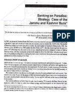 Banking On Paradise - Strategy of The Jammu &amp Kashmir Bank