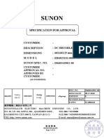 Sunon: Specification For Approval