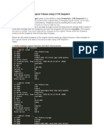 Backup and Restore Logical Volume Using LVM Snapshot