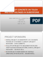 Effects of Concrete On Touch and Step Voltages