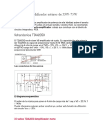 TDA2050 Amplificador Estéreo de 35W