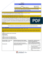 Lesson Plan: Step 1: Curriculum Connections