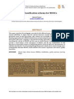 A New Classification Schema For MOOCs