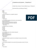 Waveguides Properties - Electromagnetic Theory Questions and Answers - Sanfoundry