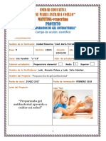 Proyecto Preparacion de Gel Antibacterial 2017 - 2018