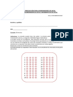 Examen Preselección CL - ACL - IL PDF