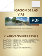 Clasificacion de Las Vias