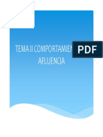 Tema II Comportamiento de Afluencia