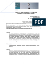 Justicia Restaurativa ¿Una Herramienta Eficaz para Prevenir La Delincuencia Juvenil?