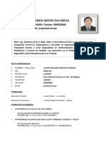 CV. Ingeniero de Seguridad