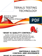 Materials Testing Technology