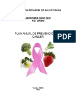 Plan Anual Cancer