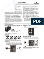 Liebert ItON Quick Start Guide 600VA