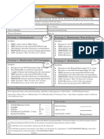 Sprott Accounting Students' Association 2010-2011: Student Registration Form