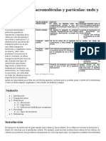 Transporte de Macromoléculas y Partículas - Endo y Exocitosis