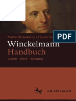 Winckelmann Handbuch Leben Werk Wirkung