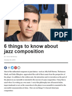 6 Things To Know About Jazz Composition by Vince Mendoza