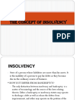 The Concept of Insolvency