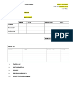 SOP Number Insert Number: Standard Operating Procedure