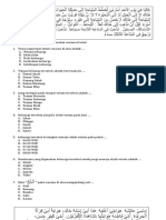 Soal Us Bahasa Arab