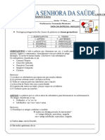 Revisão Classes Gramaticais