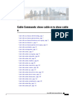 Cable Commands Show Cable M To Show Cable U PDF