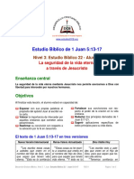 La Seguridad de La Vida Eterna A Través de Jesucristo (1 Juan 5.13-17) A