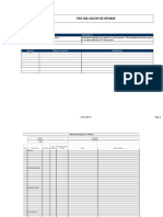 Pre Bid Query Response: Instructions