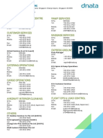 Dnata Singapore 24-Hours Operational Units (Updated 6 Nov 2015)